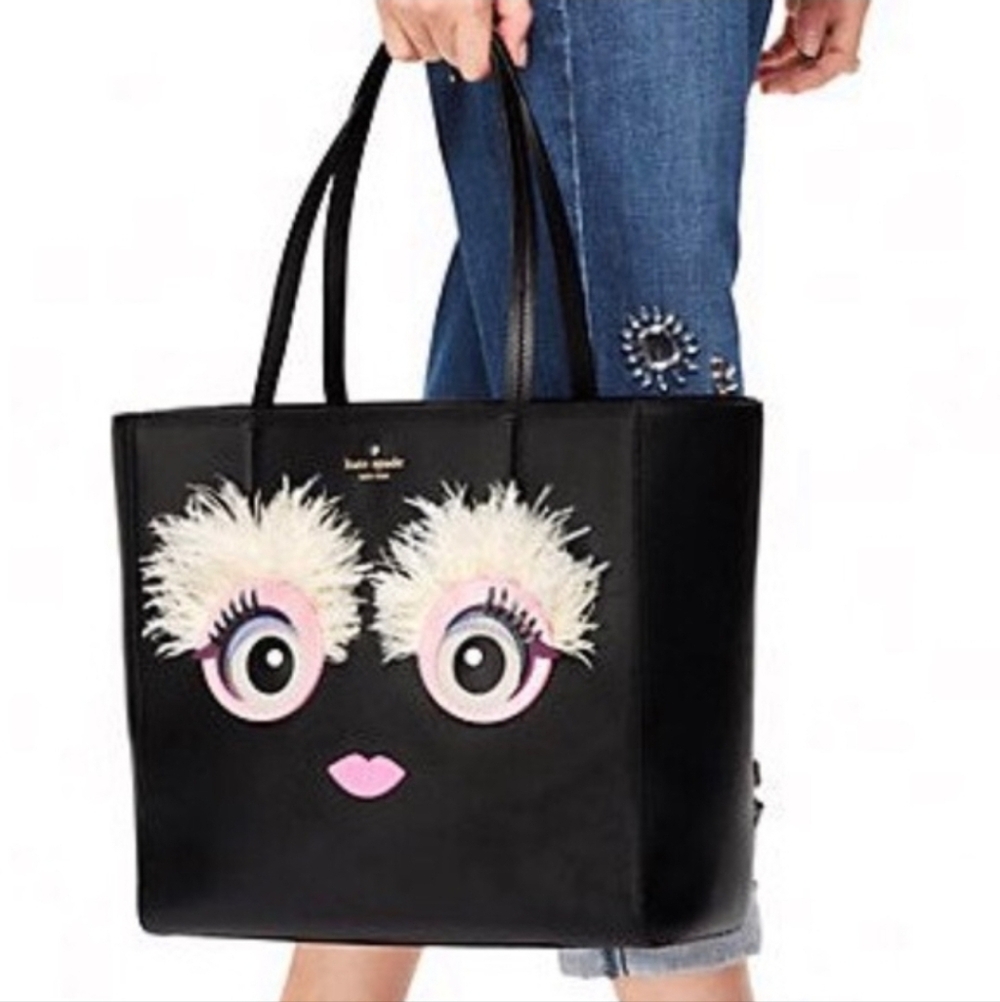Kate Spade Imagination Monster Hallie Black Tote